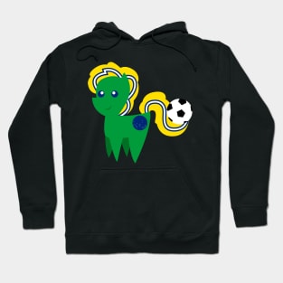 Brazil Football Pony Hoodie